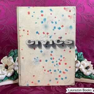 1956 Civics ICS by Clarence Stegmeir. Scarce Vintage Book
